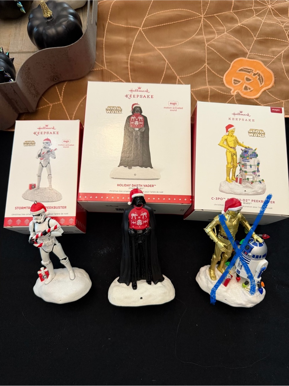 Star Wars Holiday Ornaments - set of 3